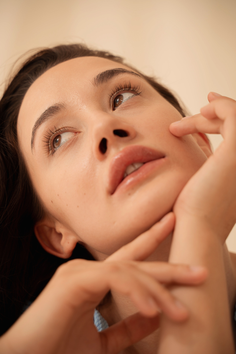Portrait of a Woman with Natural Skin